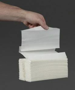 Best Sale 👏 Jantex C Fold Paper Hand Towels White 2-Ply (Pack Of 2355 Sheets) 👏 -Cleaning & Janitorial Supplies Shop cf796 3