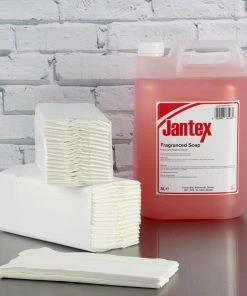 Best Sale 👏 Jantex C Fold Paper Hand Towels White 2-Ply (Pack Of 2355 Sheets) 👏 -Cleaning & Janitorial Supplies Shop cf796 ls1