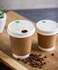 Discount ✔️ Vegware Compostable 89-Series Paper Hot Cup Lid (Pack Of 1000) 🔥 -Cleaning & Janitorial Supplies Shop cf887 cf888 lifestyle