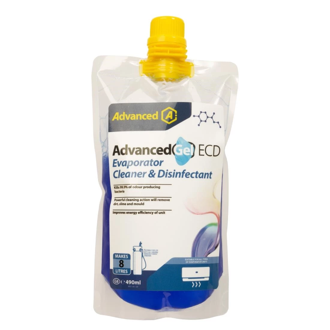Outlet 🛒 Advanced Engineering Advanced Gel ECD Evaporator Cleaner And Disinfectant Concentrate 490ml 💯 1 Outlet 🛒 Advanced Engineering Advanced Gel ECD Evaporator Cleaner And Disinfectant Concentrate 490ml 💯