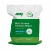 Best Sale 😉 Jantex Green RTU Surface Sanitiser Wipes Refill Pack 200mm (Pack Of 400) 👍