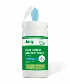 Deals 🌟 Jantex Green RTU Probe Sanitiser Wipes Starter Tub 130mm (Pack Of 100) 😉