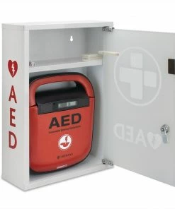 Outlet 🛒 Reliance Medical Automated External Defibrillator Alarmed Metal Cabinet ✔️ -Cleaning & Janitorial Supplies Shop ch787 rightfull