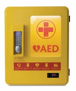 Budget 🔥 Reliance Medical Automated External Defibrillator Alarmed Outdoor Heated Metal Cabinet 🧨 -Cleaning & Janitorial Supplies Shop ch788 1