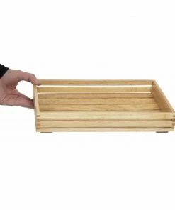 Best Pirce 👏 Olympia Low Sided Wooden Crate 😀 -Cleaning & Janitorial Supplies Shop ck959 new22 4598