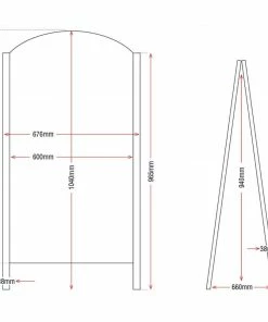 Best Pirce ๐ Olympia Metal Framed Pavement Board 1025 X 675mm ๐ 5 Best Pirce ๐ Olympia Metal Framed Pavement Board 1025 X 675mm ๐ -Cleaning & Janitorial Supplies Shop cl009 technicaldrawing