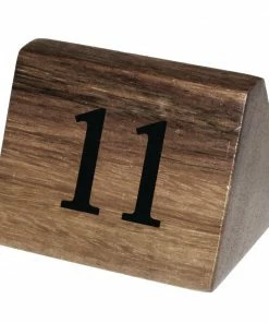 Buy 🤩 Olympia Acacia Table Number Signs Numbers 11-20 🛒