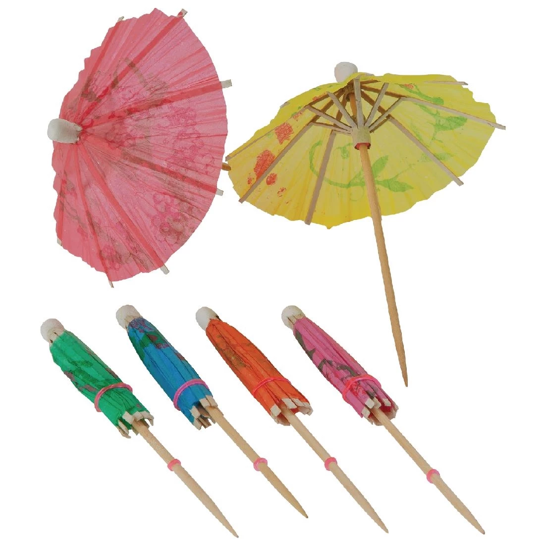 Outlet 🔔 Fiesta Recyclable Paper Parasols Mixed Colours (Pack Of 144) 🔥 2 Outlet 🔔 Fiesta Recyclable Paper Parasols Mixed Colours (Pack Of 144) 🔥 - Image 2
