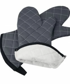 Discount π Vogue Flame Retardant Charcoal Oven Mitt 17" π 9 Discount π Vogue Flame Retardant Charcoal Oven Mitt 17" π -Cleaning & Janitorial Supplies Shop cl582 flameretardantcharcoalovenmitt2