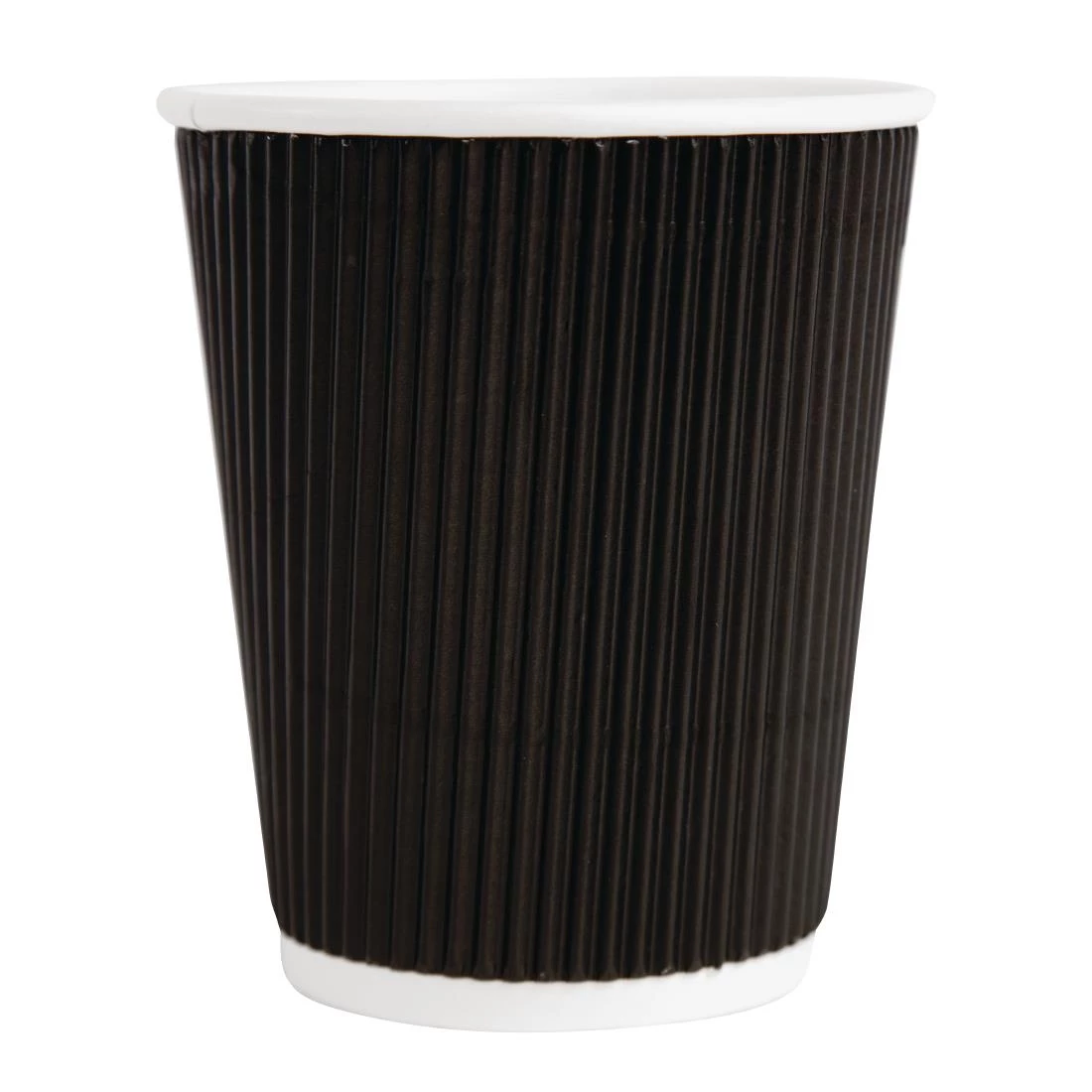 Promo 🛒 Fiesta Recyclable Coffee Cups Ripple Wall Black 225ml / 8oz 🔥 2 Promo 🛒 Fiesta Recyclable Coffee Cups Ripple Wall Black 225ml / 8oz 🔥 - Image 2