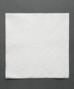 Deals ❤️ Fiesta Recyclable Cocktail Napkin White 24x24cm 1ply 1/4 Fold (Pack Of 2000) 🎁