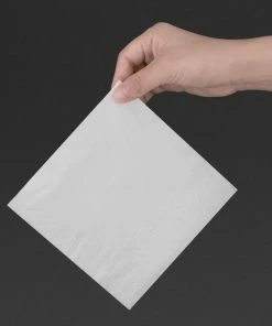 Hot Sale 🔔 Fiesta Recyclable Lunch Napkin White 30x30cm 2ply 1/4 Fold (Pack Of 2000) 😉 -Cleaning & Janitorial Supplies Shop cm562 whitenapkin50