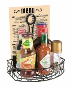 Budget ⌛ Olympia Wire Condiment Holder With Menu Clip 😉 -Cleaning & Janitorial Supplies Shop cn851 2