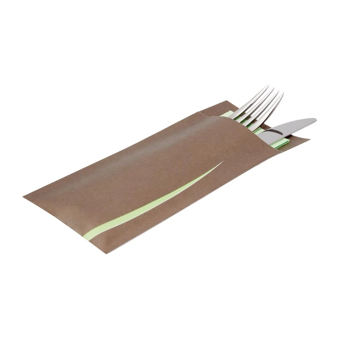 Discount 😍 Europochette Bari Brown Cutlery Pouch With Napkin (Pack Of 100) 🛒 2 Discount 😍 Europochette Bari Brown Cutlery Pouch With Napkin (Pack Of 100) 🛒 - Image 2