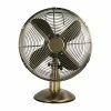 Top 10 ❤️ Status 12" Oscillating Antique Brass Desktop Fan 🌟