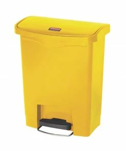 Brand new 🧨 Rubbermaid Slim Jim Step On Bin Front Pedal 30Ltr Yellow 😉