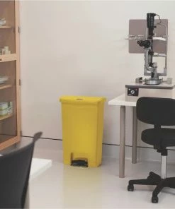 New 💯 Rubbermaid Slim Jim Front Step-On Pedal Bin Yellow 50Ltr 🌟 -Cleaning & Janitorial Supplies Shop cw585 steponfrontpedalyellow1