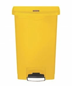 New 💯 Rubbermaid Slim Jim Front Step-On Pedal Bin Yellow 50Ltr 🌟 -Cleaning & Janitorial Supplies Shop cw585 steponfrontpedalyellow50
