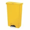 Outlet ✨ Rubbermaid Slim Jim Step On Bin Front Pedal 68Ltr Yellow 🥰