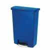 Outlet 👍 Rubbermaid Slim Jim Step On Bin Front Pedal 90Ltr Blue 🎁