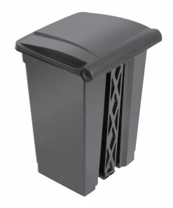Best Pirce ⭐ Jantex Kitchen Pedal Bin Black 45Ltr 🌟 -Cleaning & Janitorial Supplies Shop cw722 pedalbin4