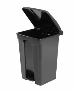 Best Pirce ⭐ Jantex Kitchen Pedal Bin Black 45Ltr 🌟 -Cleaning & Janitorial Supplies Shop cw722 pedalbin8