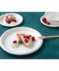 Outlet 🤩 Fiesta Compostable Bagasse Plates Round 260mm (Pack Of 50) 🤩 -Cleaning & Janitorial Supplies Shop cw904 cw905