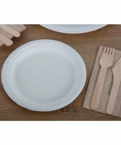 Top 10 🧨 Fiesta Compostable Bagasse Plates Round 179mm (Pack Of 50) 🌟 -Cleaning & Janitorial Supplies Shop cw905 fiestanew 10