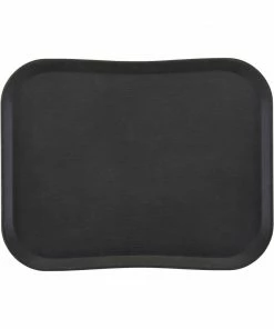 Best Sale ❤️ Cambro VersaTray Century Non Slip Wood Grain Black Matt 🌟