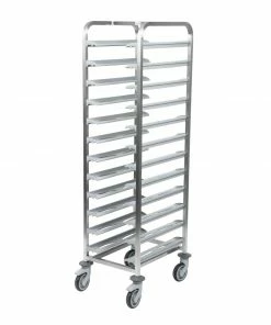Best deal 🎁 Matfer Bourgeat 12 Tray Cafeteria Trolley Grey 😉 -Cleaning & Janitorial Supplies Shop cx726 new22 02