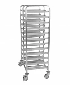 Cheap 😉 Matfer Bourgeat 24 Tray Cafeteria Trolley Grey 🧨 -Cleaning & Janitorial Supplies Shop cx729 new22 2