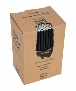 Budget ⭐ Fiesta Compostable Paper Cocktail Stirrer Straws Black (Pack Of 250) 😉 14 Budget ⭐ Fiesta Compostable Paper Cocktail Stirrer Straws Black (Pack Of 250) 😉 -Cleaning & Janitorial Supplies Shop cy080 fiestanew3