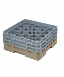 Discount 🎉 Cambro Camrack Beige 25 Compartments Max Glass Height 279mm 👏