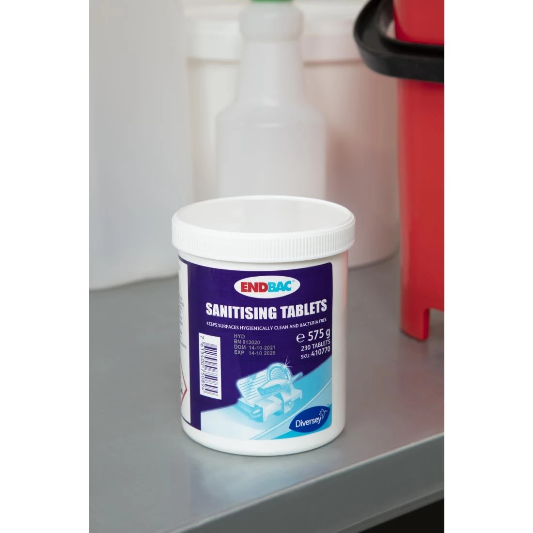 New 👍 Diversey Endbac Sanitising Tablets (Pack Of 230) ❤️ 2 New 👍 Diversey Endbac Sanitising Tablets (Pack Of 230) ❤️ - Image 2