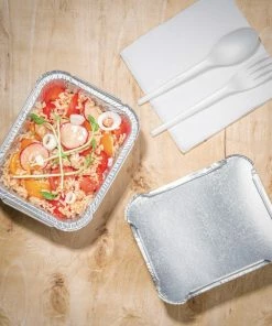 New ๐ Fiesta Recyclable Foil Containers Medium 450ml / 16oz (Pack Of 500) ๐ฅฐ 7 New ๐ Fiesta Recyclable Foil Containers Medium 450ml / 16oz (Pack Of 500) ๐ฅฐ -Cleaning & Janitorial Supplies Shop da086 fiestarectangularfoilcontainer4