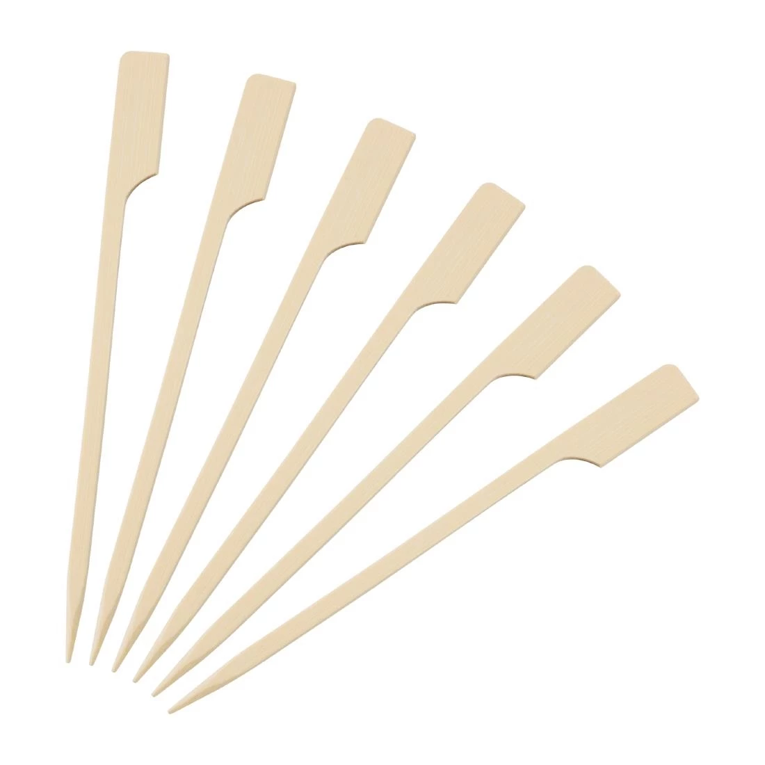 Deals 🎉 Fiesta Compostable Bamboo Paddle Skewers 120mm (Pack Of 100) ✔️ 2 Deals 🎉 Fiesta Compostable Bamboo Paddle Skewers 120mm (Pack Of 100) ✔️ - Image 2