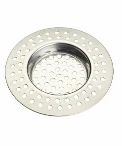 Buy ⌛ Kitchen Craft KitchenCraft Stainless Steel Large Hole Sink Strainer 75mm 🎁