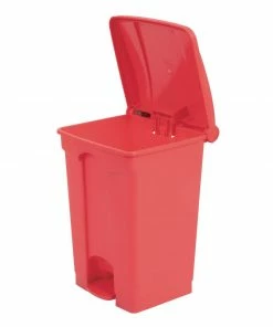 Best Sale 👏 Jantex Kitchen Pedal Bin Red 45Ltr 👍 -Cleaning & Janitorial Supplies Shop dc708 pedalbin5