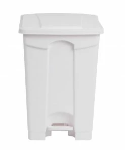 Outlet 💯 Jantex Kitchen Pedal Bin White 45Ltr 🎁