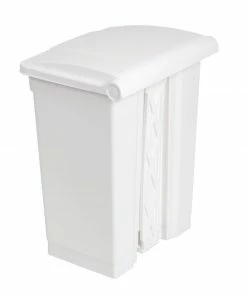 Best Pirce ❤️ Jantex Kitchen Pedal Bin White 65Ltr 🧨 -Cleaning & Janitorial Supplies Shop dc711 pedalbin4
