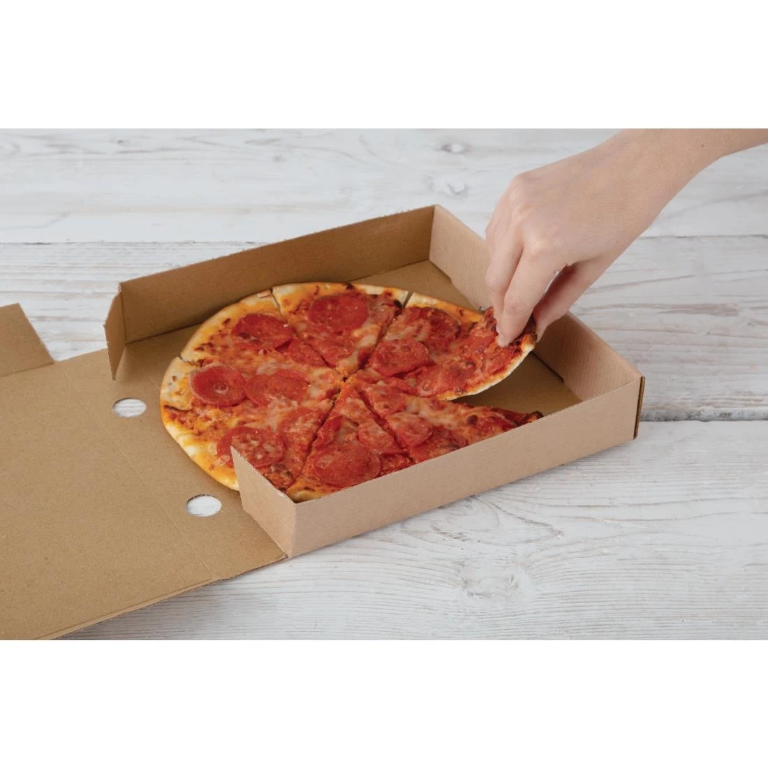Promo โญ Fiesta Compostable Plain Pizza Boxes 9" (Pack Of 100) ๐ฅ 5 Promo โญ Fiesta Compostable Plain Pizza Boxes 9" (Pack Of 100) ๐ฅ - Image 5