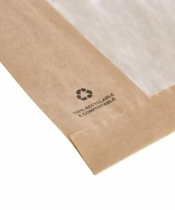 Best Pirce 👏 Fiesta Compostable Food Bags With Glassine Windows (Pack Of 1000) 🎁 -Cleaning & Janitorial Supplies Shop dc875 3