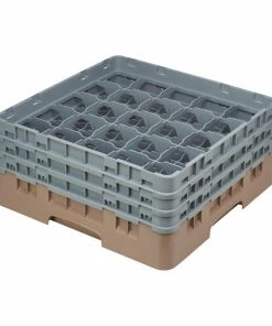 Hot Sale ⌛ Cambro Camrack Beige 25 Compartments Max Glass Height 174mm 🌟