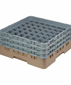 Hot Sale 🎁 Cambro Camrack Beige 49 Compartments Max Glass Height 174mm 🔔