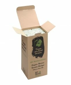 Coupon 😍 Fiesta Compostable Paper Straws Green Stripes (Pack Of 250) 🛒 9 Coupon 😍 Fiesta Compostable Paper Straws Green Stripes (Pack Of 250) 🛒 -Cleaning & Janitorial Supplies Shop de928 boxopen