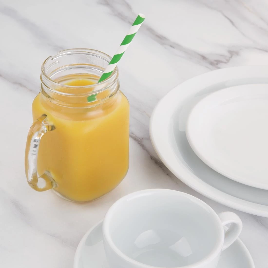 Coupon 😍 Fiesta Compostable Paper Straws Green Stripes (Pack Of 250) 🛒 3 Coupon 😍 Fiesta Compostable Paper Straws Green Stripes (Pack Of 250) 🛒 - Image 3