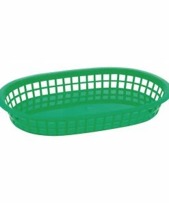 Best reviews of 🥰 Olympia Kristallon Polypropylene Food Baskets Green (Pack Of 6) 😉