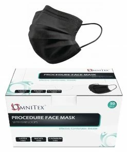 Cheapest ๐ Omnitex Black Type IIR Front Of House Face Masks (Pack Of 50) ๐ 6 Cheapest ๐ Omnitex Black Type IIR Front Of House Face Masks (Pack Of 50) ๐ -Cleaning & Janitorial Supplies Shop df589 both