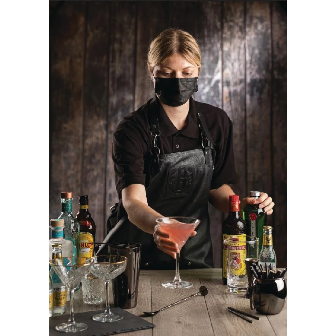 Cheapest ๐ Omnitex Black Type IIR Front Of House Face Masks (Pack Of 50) ๐ 2 Cheapest ๐ Omnitex Black Type IIR Front Of House Face Masks (Pack Of 50) ๐ - Image 2