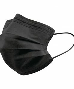 Cheapest 🎉 Omnitex Black Type IIR Front Of House Face Masks (Pack Of 50) 😉